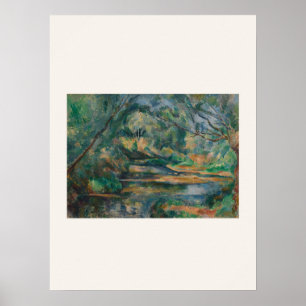 Der Bach - impressionistische Landschaftsmalerei Poster