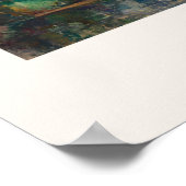 Der Bach - Impressionistischer Poster im Quadratfo (Ecke)
