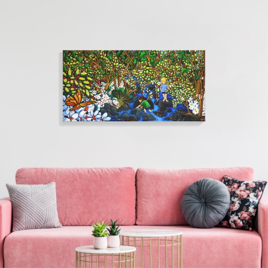 Der Bach Leinwanddruck (Insitu (Wohnzimmer))