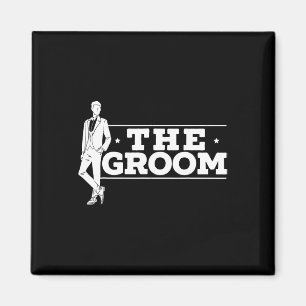 Der Bachelor-Teil des Groom Fiancee Stag Night Wed Magnet