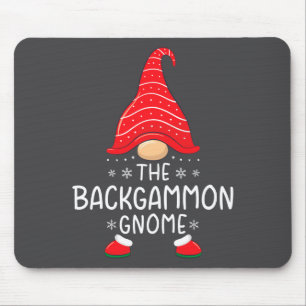 Der Backgammon-Gnom Weihnachten Xmas Familien-Matc Mousepad