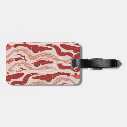 Der Bacon Lovers Tag Gepäckanhänger (Rückseite horizontal)