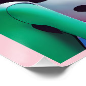 Der Bad Bunny Poster (Ecke)