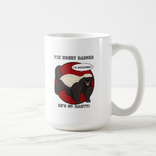 Der Badassed Honig-Dachs Kaffeetasse