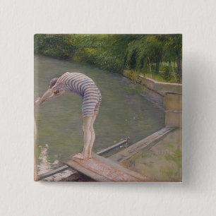 Der Badegast oder der Taucher, 1877 Button