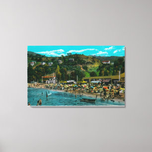 Der Baden-Strand bei Avalon, Catalina-Insel Leinwanddruck