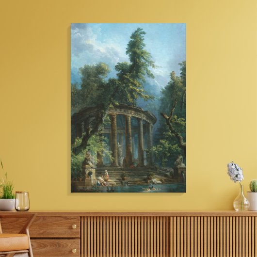 Der Badepool - Hubert Robert Leinwanddruck (Insitu (Wohnzimmer))