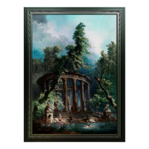 Der Badepool von Hubert Robert 2. Ausgabe Poster