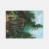 Der Badepool von Hubert Robert Fleecedecke (Vorderseite (Horizontal))