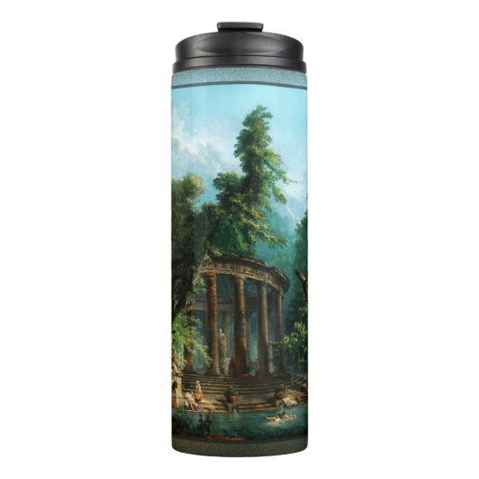 Der Badepool von Hubert Robert Thermosbecher (Vorderseite)