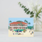 Der Bahnhof Boca Grande 1928 Postkarte (Stehend Vorderseite)