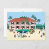 Der Bahnhof Boca Grande 1928 Postkarte (Vorne/Hinten)