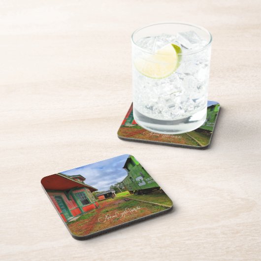 Der Bahnhof Getränkeuntersetzer (Rechte Seite)