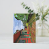 Der Bahnhof Postkarte (Stehend Vorderseite)