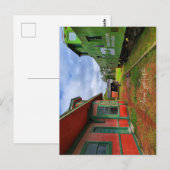Der Bahnhof Postkarte (Vorne/Hinten)