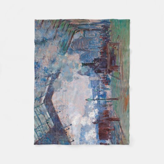 Der Bahnhof Saint-Lazare, Monet Fleecedecke (Vorderseite)