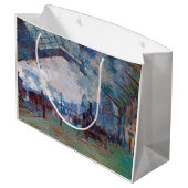 Der Bahnhof Saint-Lazare, Monet Große Geschenktüte (Rückseite Schrägansicht)
