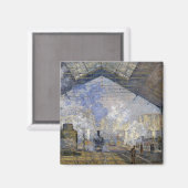Der Bahnhof Saint-Lazare, Monet Magnet (Vorderseite/Rückseite)