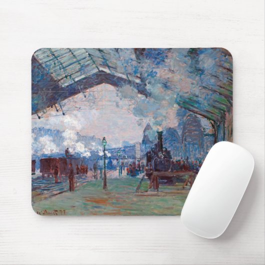 Der Bahnhof Saint-Lazare, Monet Mousepad (Mit Mouse)