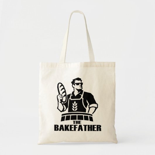 Der Bakefather Lustiger Bäcker-Tragetasche Tragetasche (Vorne)
