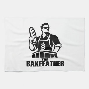 Der Bakefather Lustiges Bäckerei-Küchentuch Geschirrtuch