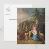 Der Balalaika-Spieler, 1764 Postkarte (Vorne/Hinten)