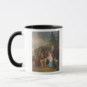 Der balalaika-Spieler, 1764 Tasse (Links)