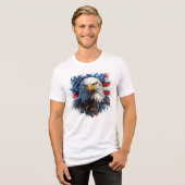Der Bald-Adler und die alte Herrlichkeit Tri-Blend Shirt (Vorderseite voll)