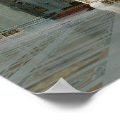 Der Baldacchino, der Hochaltar und der Stuhl Poster (Ecke)