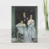 Der Balkon | Édouard Manet Karte (Vorderseite)