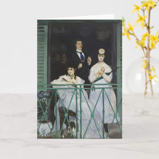 Der Balkon | Édouard Manet Karte (Gelbe Blume)