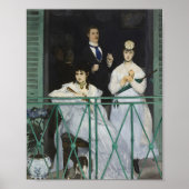 Der Balkon | Édouard Manet Poster (Vorne)
