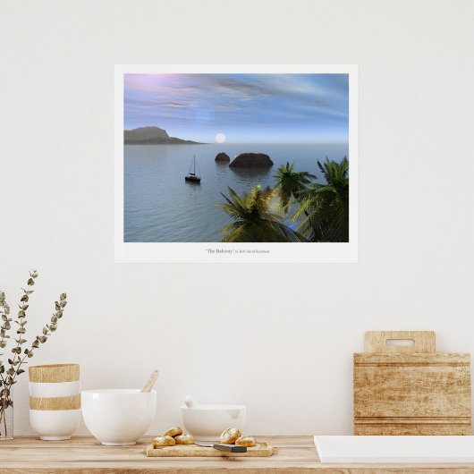 Der Balkon Poster (Küche)