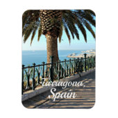 Der Balkon, Tarragona, Spanien Magnet (Vertikal)