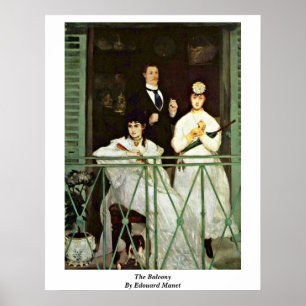 Der Balkon von Edouard Manet Poster