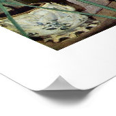 Der Balkon von Edouard Manet Poster (Ecke)