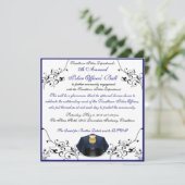 Der Ball-Gewohnheits-Einladungen der Einladung (Stehend Vorderseite)