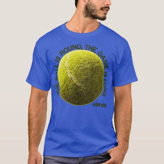 Der Ball ist rund das Spiel ist lang Bjorn Borg T-Shirt