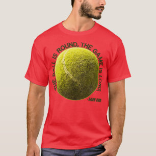 Der Ball ist rund um das Spiel ist Long Bjorn Borg T-Shirt