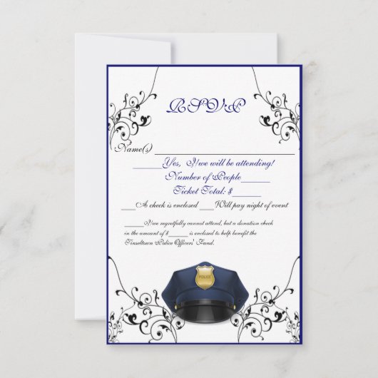 Der Ball-kundenspezifische vordere der Einladung (Rückseite)