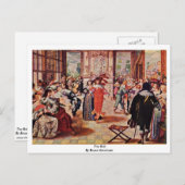 Der Ball von Bosse Abraham Postkarte (Vorne/Hinten)