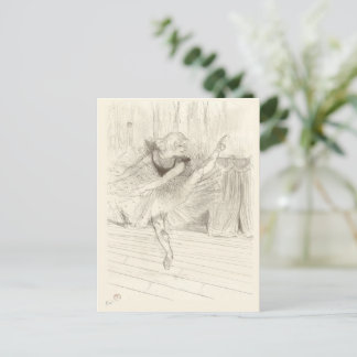 Der Balletttänzer Toulouse-Lautrec Postkarte
