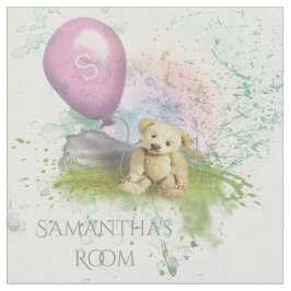 Der Ballon-Baby-Mädchen-Kinderzimmer des Stoff