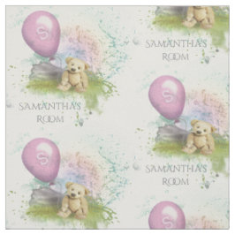 Der Ballon-Baby-Mädchen-Kinderzimmer des Stoff