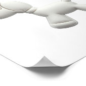 Der Ballon-Hund-Charme Poster (Ecke)