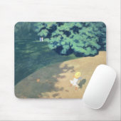 Der Ballon oder die Ecke eines Parks mit einem Mousepad (Mit Mouse)