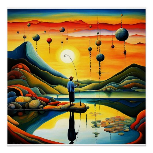 Der Ballonfahrer Poster (Vorderseite)