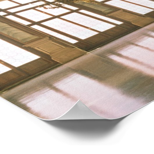 Der Ballsaal (Foto) Poster (Ecke)