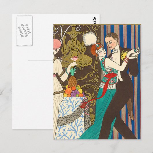 Der Ballsaal Postkarte (Vorne/Hinten)