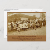 Der Bananenbrot: Camp-Sitzung der 1930er Jahre Postkarte (Vorne/Hinten)